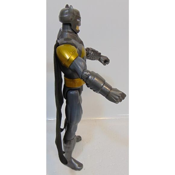 DC Comics Batman BATMAN 12 Inch Action Figure Jointed Articulated Blue Gray Suit - Picture 6 of 8